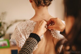 Svadobné vintage/boho/prírodné šaty od Dyona - 3