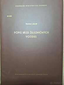 želeničné knihy ČSD , SR33 , SR15 , V25 , V59 ,V7 , D2 - 3