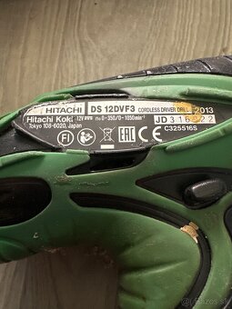 Hitachi DS12DVF3 aku vŕtačka - 3
