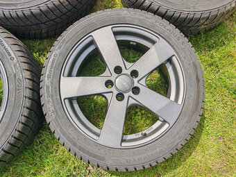 5x100 R16 6.5J ET38 + 215/45R16 Zimné 4x7.6mm - 3
