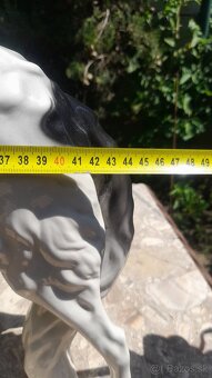 Afgánsky chrt-Keramos porcelán 100% stav, boxer - 3