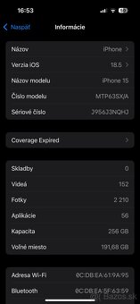 Iphone 15 cierny 256GB - 3
