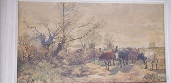 Predam obraz Hermann Baisch. - 3