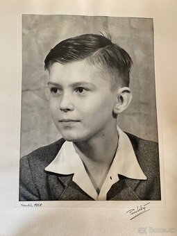 Portrét Fotky Retro 1958 Porubský Vianoce Trenčín Foto - 3