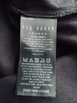 Ted baker čierne tricko , veľkosť M , nové - 3