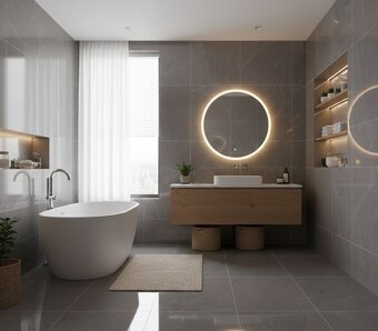 Dlažba/obklad 120x60 lesk Ice a Grey, veľkoformát - 3