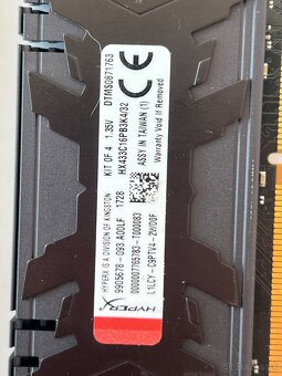 DDR4 16GB HyperX RAM 3333Mhz CL16 - 3