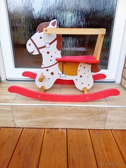 Drevený hojdací koník - 3