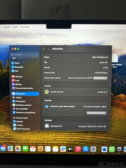 Apple Mac book air 13 palcovy M2 256GB - 3