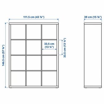 Polica IKEA 4x4 alebo 1x4 - 3