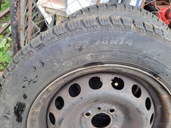 Pneumatiky s diskami a ochrannými puklicami 165/70R14 na pun - 3