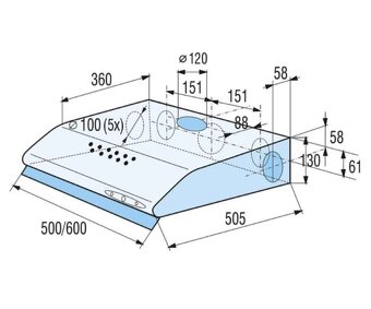 Digestor MORA OP 530 X (50 cm) - 3