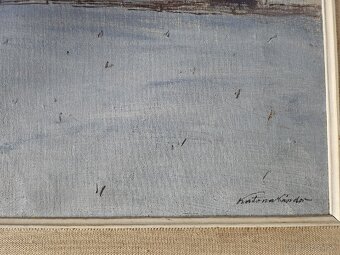 Nándor Katona ● Dedina pod Tatrami●36x50,5 cm - 3