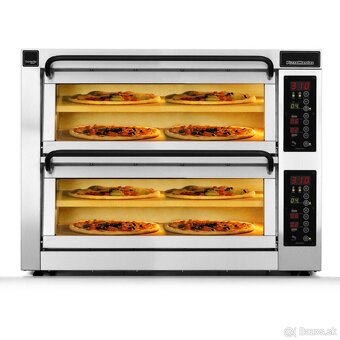 Pizza pec PizzaMaster 352ED-2DW – dvojkomorová, profi stav - 3