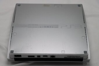 PS3 Slim Silver 320GB + orig ovládač + káble - 3