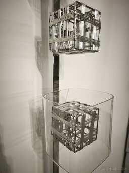 Štýlové stojanové svietidlo LUXERA 46005 TOGO (chróm/sklo) - 3