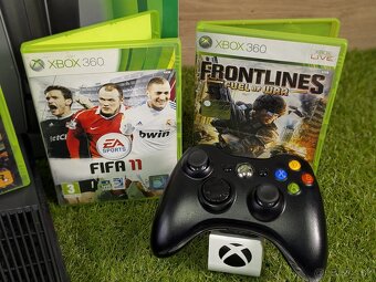 Xbox 360 Slim/E, 1 ovládač, kinect, 7 hier (GTA, NFS, a iné) - 3