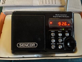Sencor vreckove radio mp3 usb micro sd card - 3