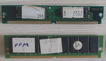 Retro FPM pamäte ram pre 386, 486 pc - 3