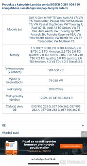 Predám novú Lambda sondu - 3