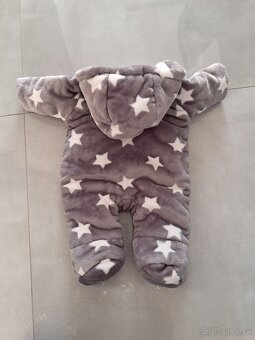 Zimný  overal pre novorodenca - 3