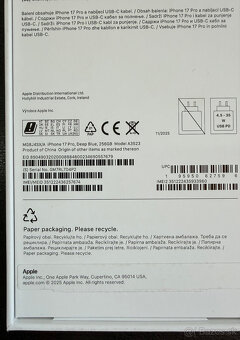 Apple iPhone 17 Pro 256GB nový - 3