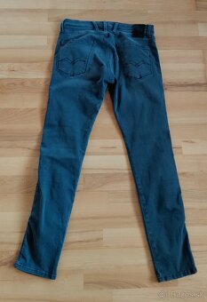 Replay šedé hyperflex slim fit - 3