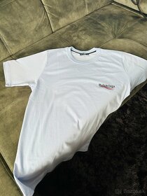 Balenciaga tričko biele posledné L XXL - 3