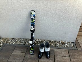 Detský lyžiarsky set - lyže 90 cm +viazanie+ lyžiarky 27/29 - 3