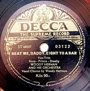 WOODY HERMAN, šelakové gramodesky Decca z let 1940 a 1941 - 3