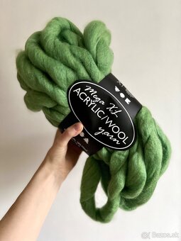 Mega masívna vlna XL na pletenie, háčkovanie - 3