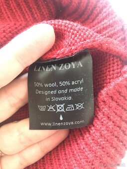Vlneny sveter na dojcenie Linen Zoya - 3
