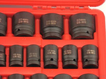 Sada nástrčných hlavíc pre račne a rázové uťahovače 32 ks - 3