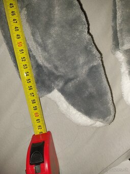 Plyšový jemný detský overal - 3