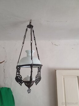 Secesny luster petrolej - 3