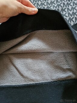 Michael Kors monogram cierna mikina top s dlhym rukavom - 3