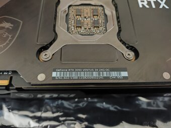 Predam MSI GeForce RTX 3090 VENTUS 3X 24GB - 3