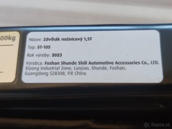 Nový zdvihák 1,5t - 3