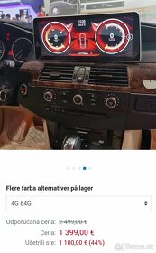 Predam digitálne budiky a autorádio bmw e60 - 3