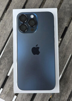 Predam Iphone 15 PRO MAX 256 GB modrý titán, záruka - 3
