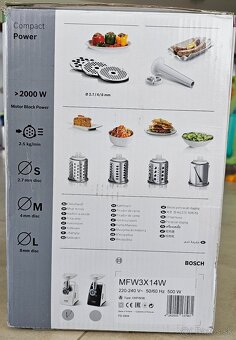 Mlynček na mäso BOSCH 2000W - 3