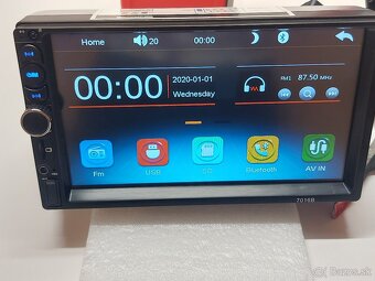 2DIN AUTORADIO -7" Dotykové-4x60W - /BT/USB/SD/AUX - MENU C - 3