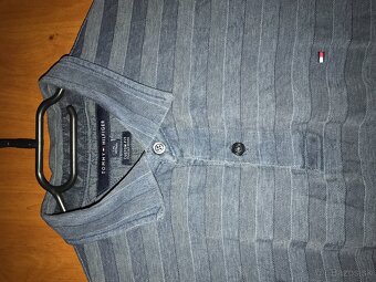 TOMMY HILFIGER originál jeans vzhľad pánske polotricko L/XL - 3
