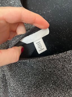 H&M Damske saty kratke spolocenske trblietave - 3