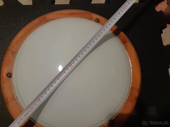 Drevené stropné svietidlá – 20 ks, priemer 30–35 cm - 3