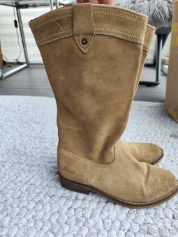 Dámske.kozene čižmy značka Lewis veľkosť 39 - 3