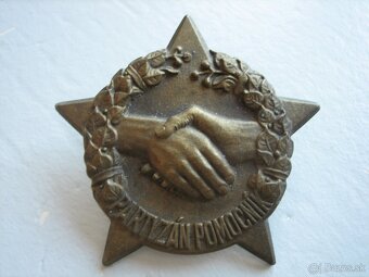 Partyzán pomocník. Partizánsky odznak. SNP. - 3