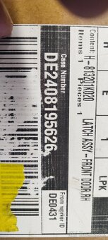 Hyundai ix20 pravý predný zámok - 3