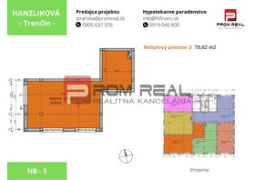 Predaj nebytový priestor novostavba prízemie 79 m2 Hanzlíkov - 3
