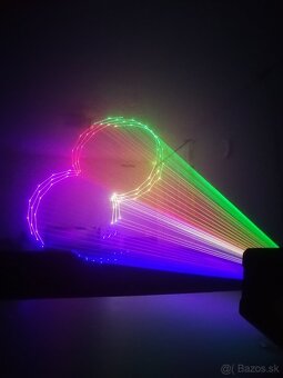 Laser animačný na diaľkové ovládanie, RGB plnofarebný - 3
